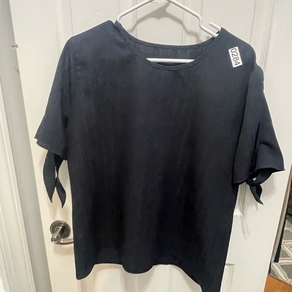 Temu navy blue top shortsleeved XxLargw new never worn 7