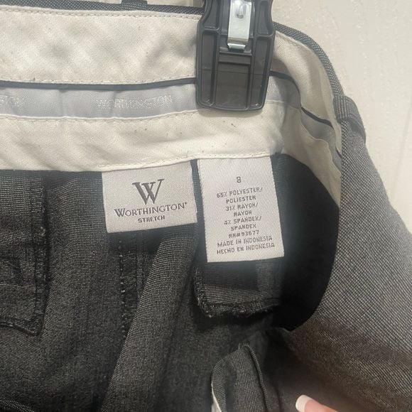 Worthington Gray pants  Elegant Business Attire 8