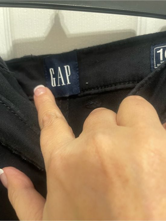GAP Black Skinny Ponte Pants 8