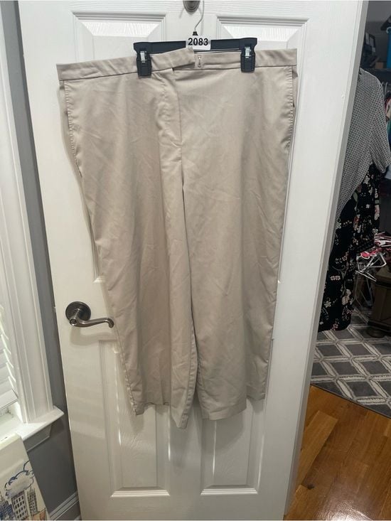 Apostrophe Beige Flat-Front Straight Chinos 7