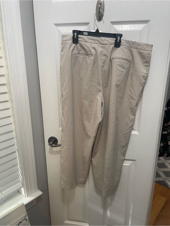 Apostrophe Beige Flat-Front Straight Chinos 9