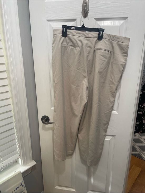 Apostrophe Beige Flat-Front Straight Chinos 11