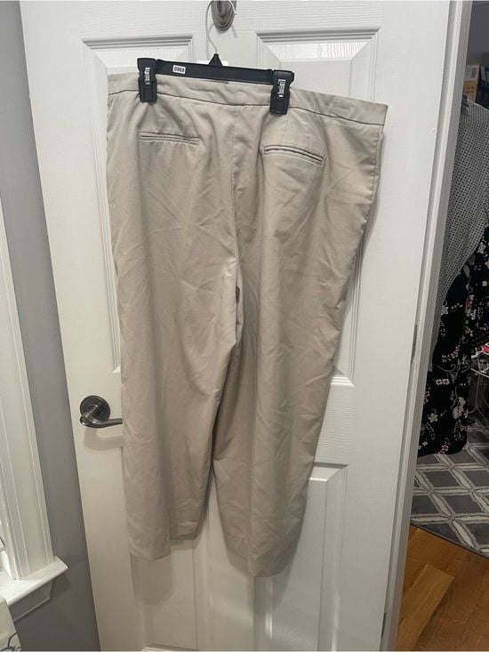 Apostrophe Beige Flat-Front Straight Chinos 15