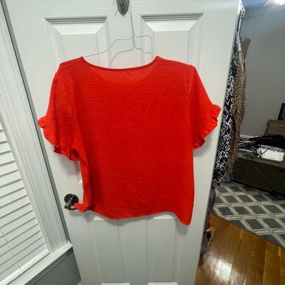 Temu shortsleeve blouse xxlarge new red/orange 8