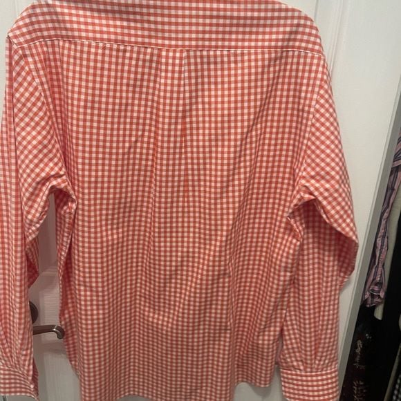Beverly Hills Polo Club Red Checkered Button Down Shirt 9