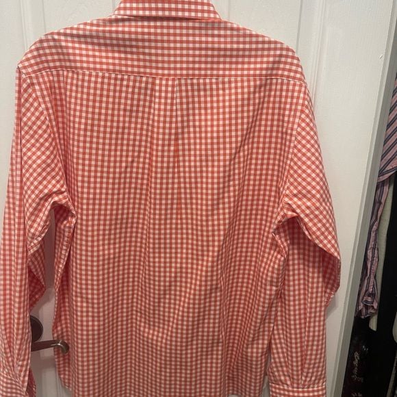 Beverly Hills Polo Club Red Checkered Button Down Shirt 11