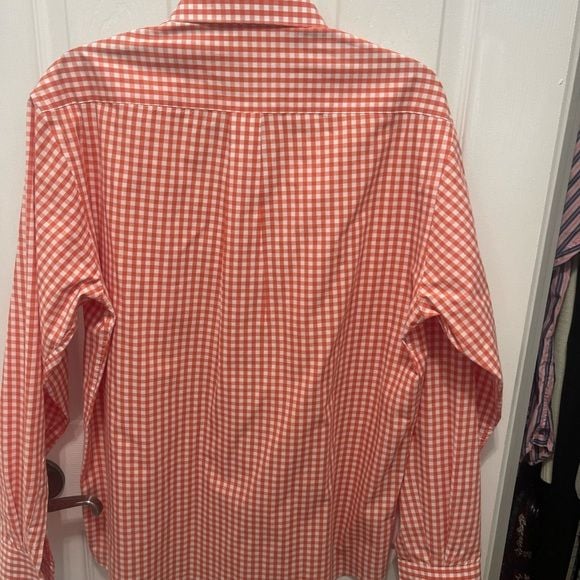 Beverly Hills Polo Club Red Checkered Button Down Shirt 12