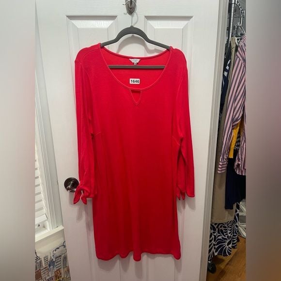 Crown & Ivy Red Midi Dress 2