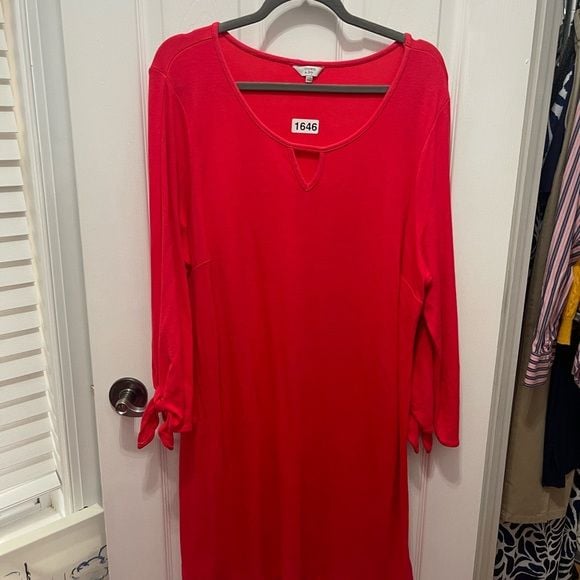 Crown & Ivy Red Midi Dress 3
