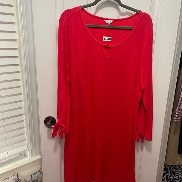 Crown & Ivy Red Midi Dress 4