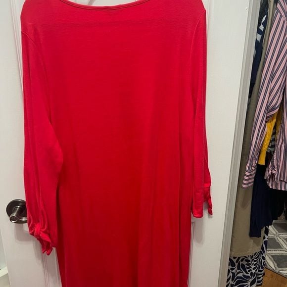Crown & Ivy Red Midi Dress 10