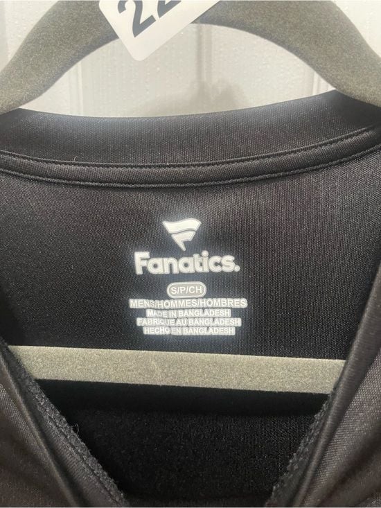 Fanatics Black Logo Crewneck Tee 7