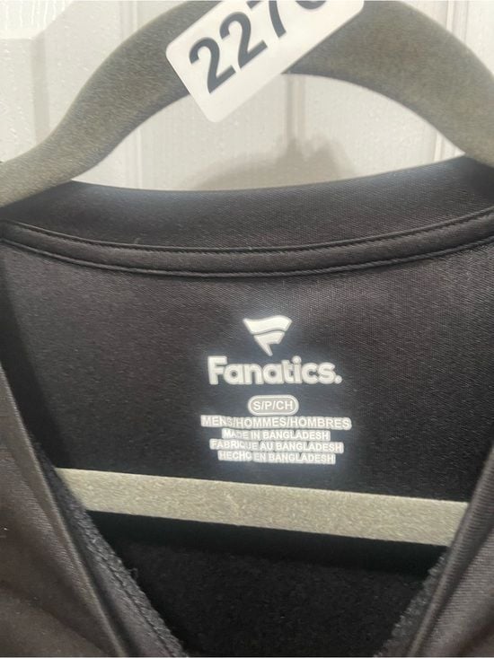 Fanatics Black Logo Crewneck Tee 8