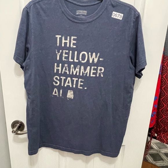 Blue AL t shirt large shortsleeve 3