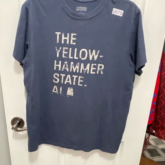 Blue AL t shirt large shortsleeve 8