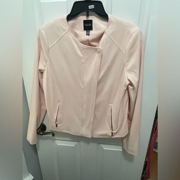 COPY - Rafaella jacket size 6 light pink 2 pockets with zippers 2