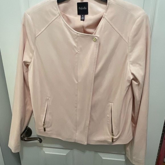 COPY - Rafaella jacket size 6 light pink 2 pockets with zippers 5