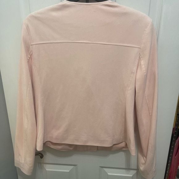 COPY - Rafaella jacket size 6 light pink 2 pockets with zippers 7