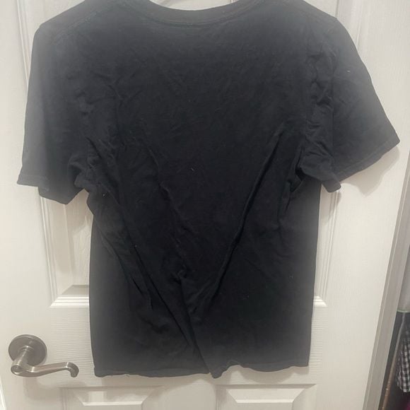 'Stay Wild' Short-Sleeve Tee - Black with Camo Print 5