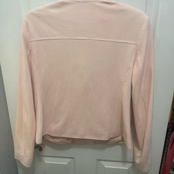 COPY - Rafaella jacket size 6 light pink 2 pockets with zippers 8