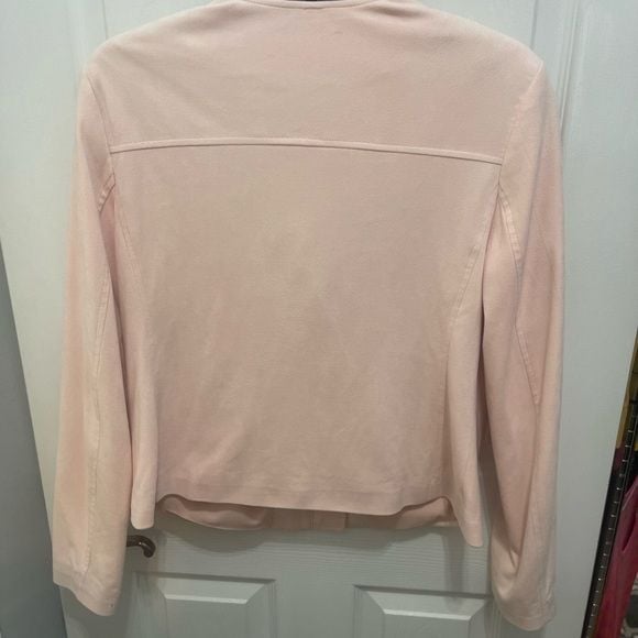 COPY - Rafaella jacket size 6 light pink 2 pockets with zippers 10