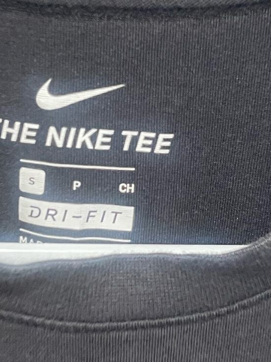 Nike Black Long Sleeve Tee with Yellow Logo 9