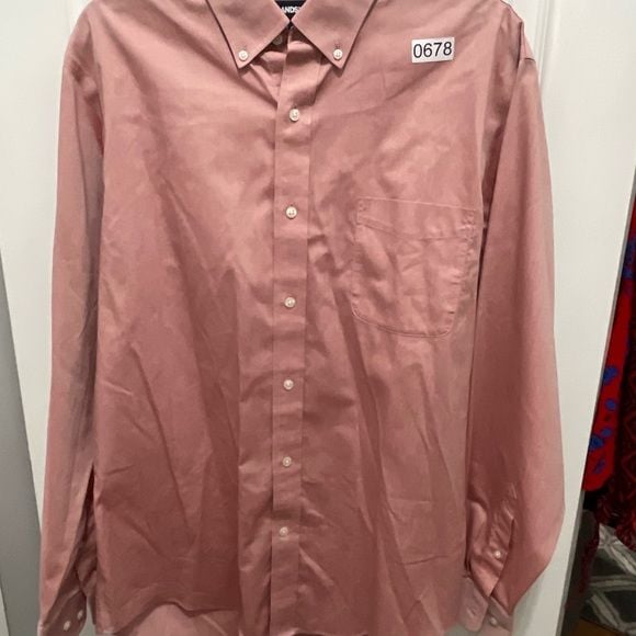 Lands end long sleeve button down 16 35 size 14
