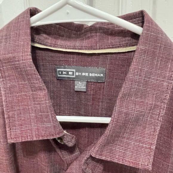 I k e Ike Behar longsleeve button down large 9