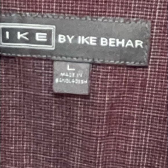 I k e Ike Behar longsleeve button down large 14