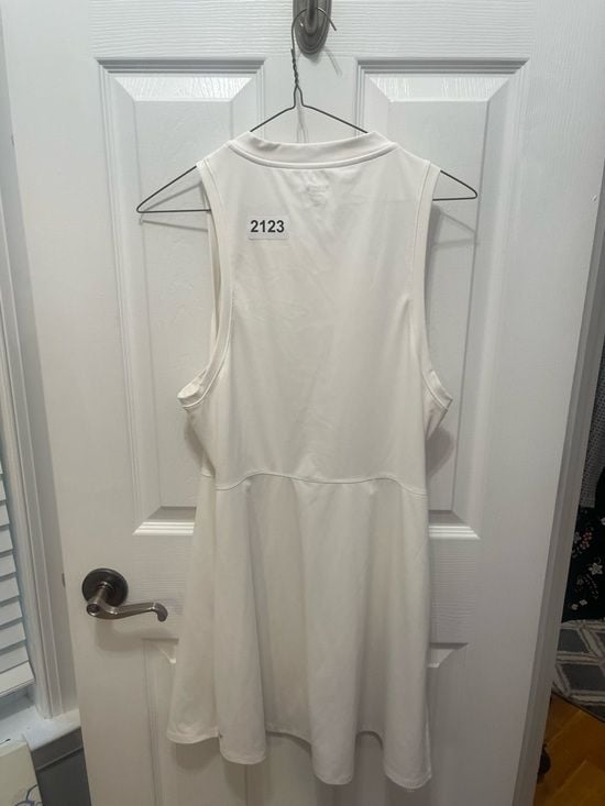 Old Navy White Sleeveless Zip-Front Active Mini Dress 9
