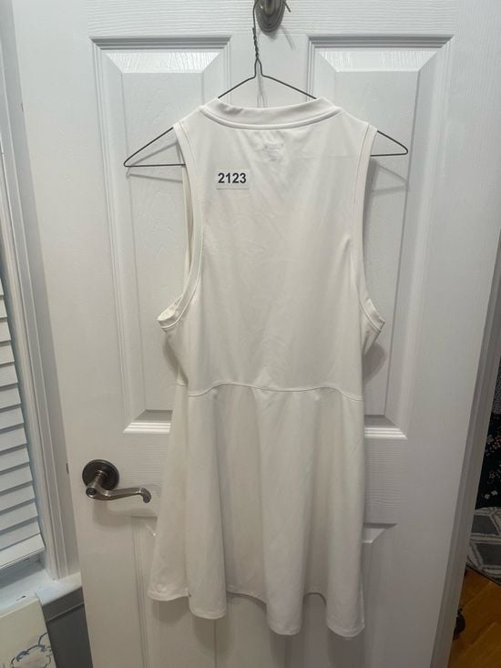 Old Navy White Sleeveless Zip-Front Active Mini Dress 10