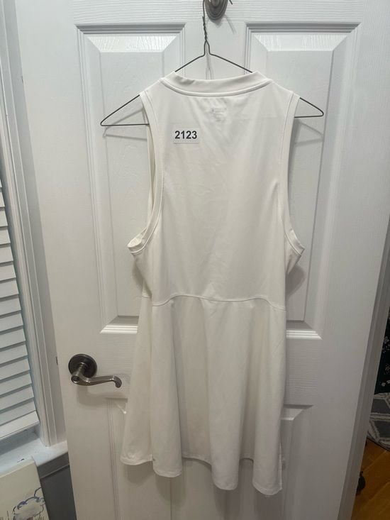 Old Navy White Sleeveless Zip-Front Active Mini Dress 11