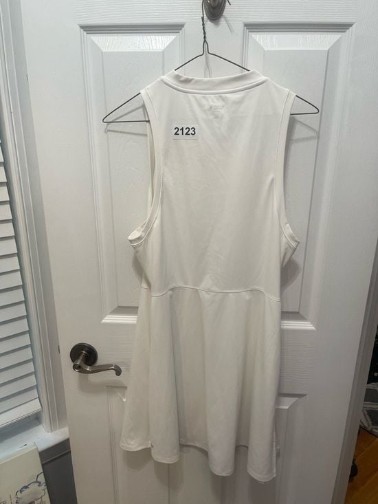Old Navy White Sleeveless Zip-Front Active Mini Dress 12