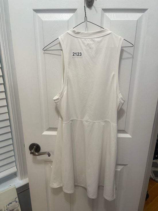 Old Navy White Sleeveless Zip-Front Active Mini Dress 13