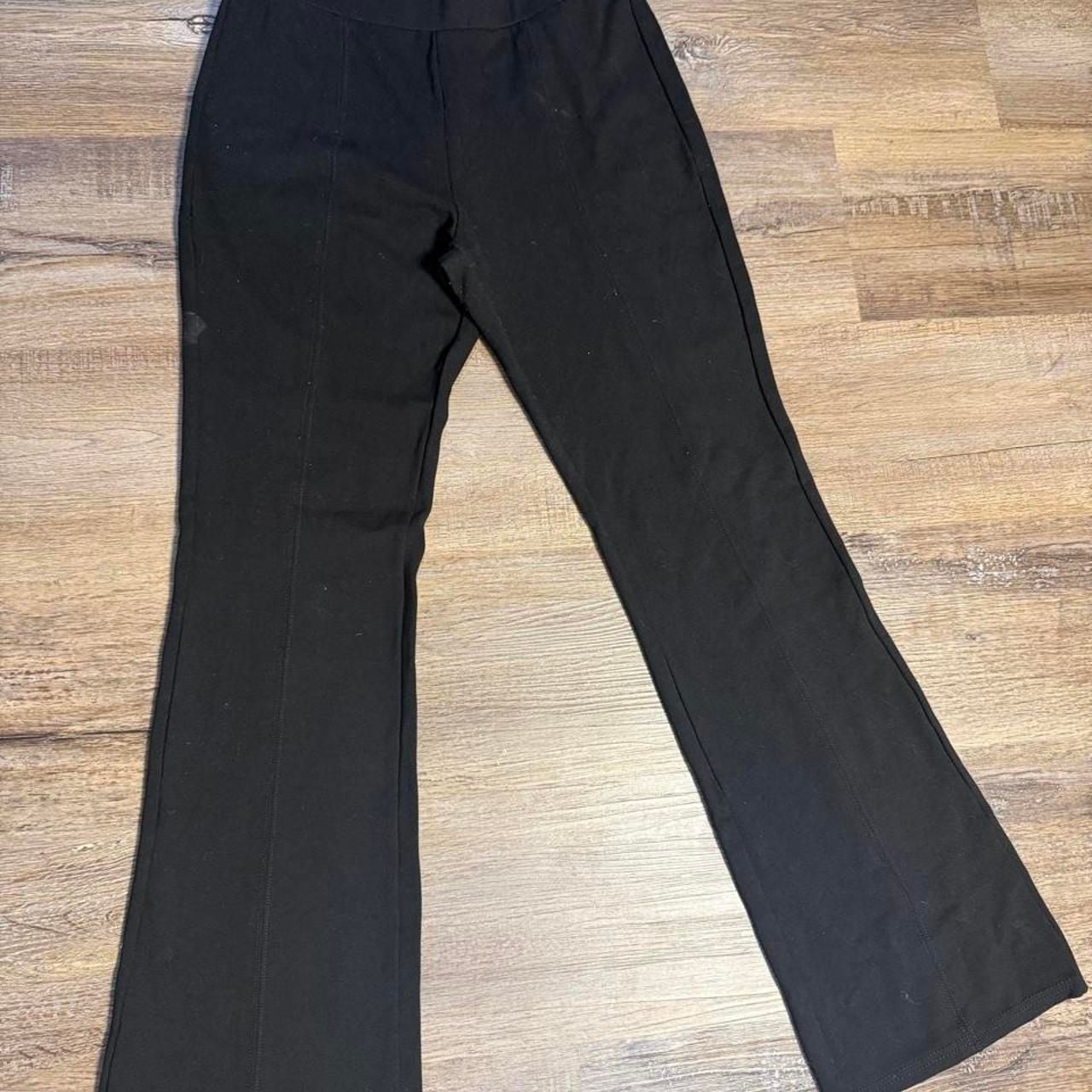 Maze Collection Flare Leggings Size M Black Activewear 3