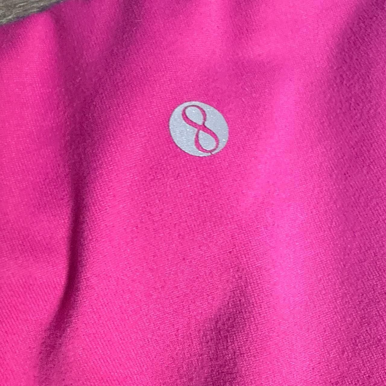 90 Degree By Reflex Leggings Size 8 Hot Pink Pockets 6