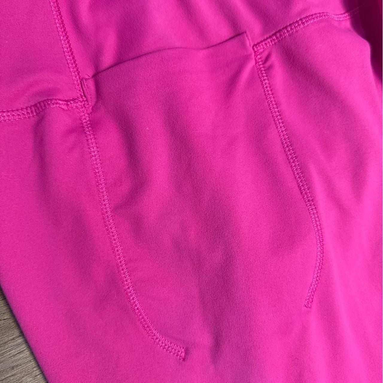 90 Degree By Reflex Leggings Size 8 Hot Pink Pockets 7