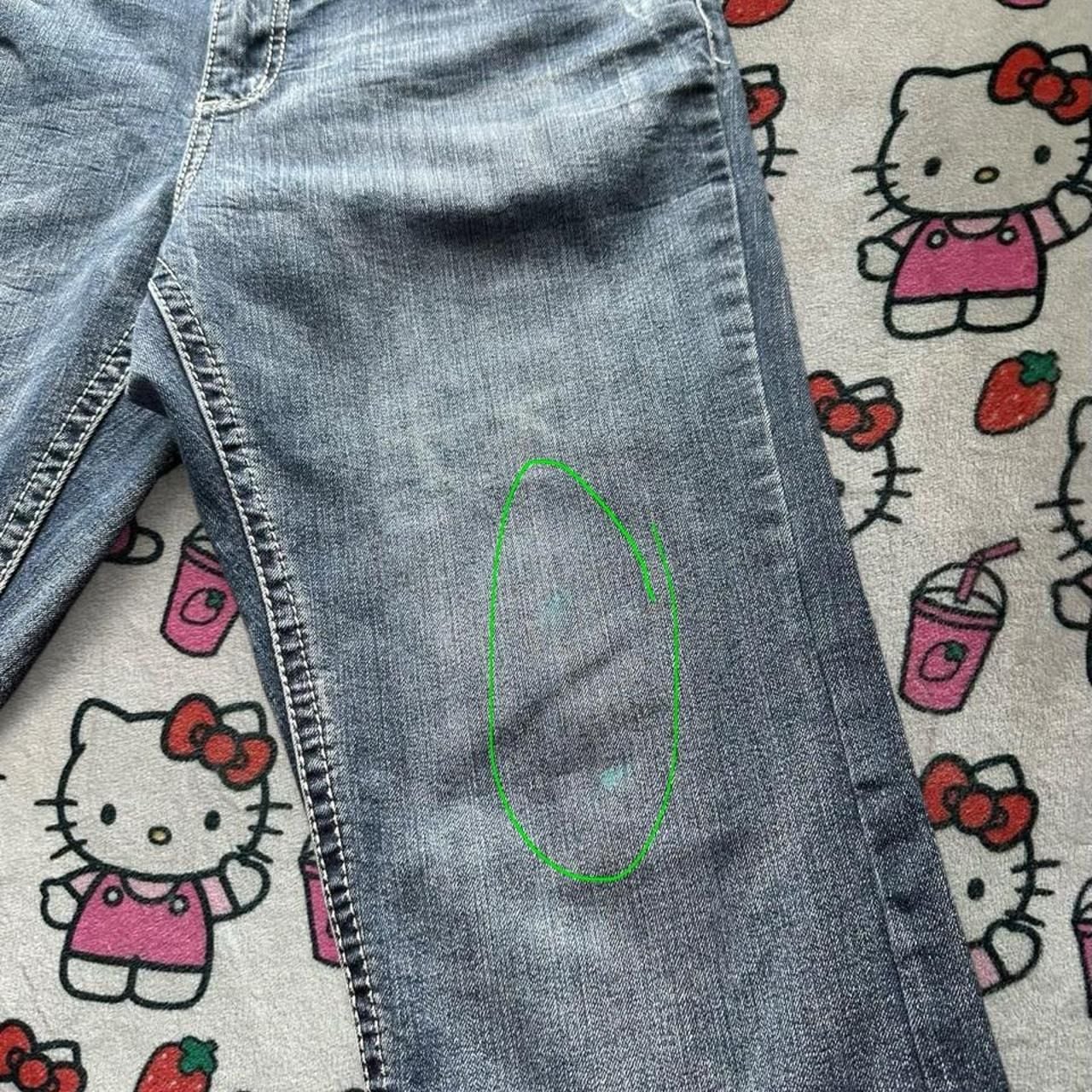 Weekend Bootcut Jeans Size 12 Y2K Cross Embellished 9