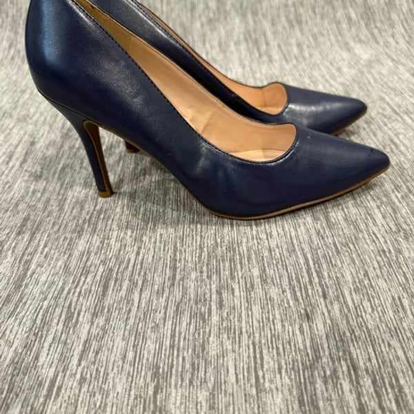 Nine West Navy Pointed-Toe Stiletto Pumps