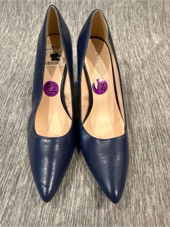 Nine West Navy Pointed-Toe Stiletto Pumps 3