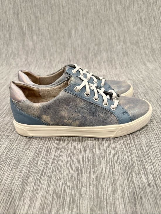 Naturalizer Astara Women's Blue Tie-Dye Lace-Up Sneakers 2