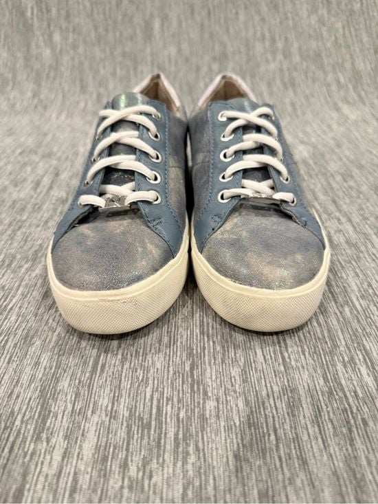 Naturalizer Astara Women's Blue Tie-Dye Lace-Up Sneakers 3