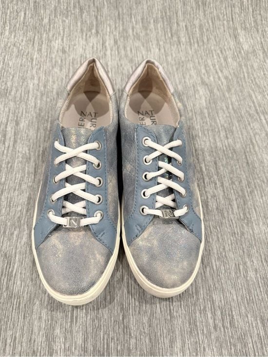 Naturalizer Astara Women's Blue Tie-Dye Lace-Up Sneakers 4