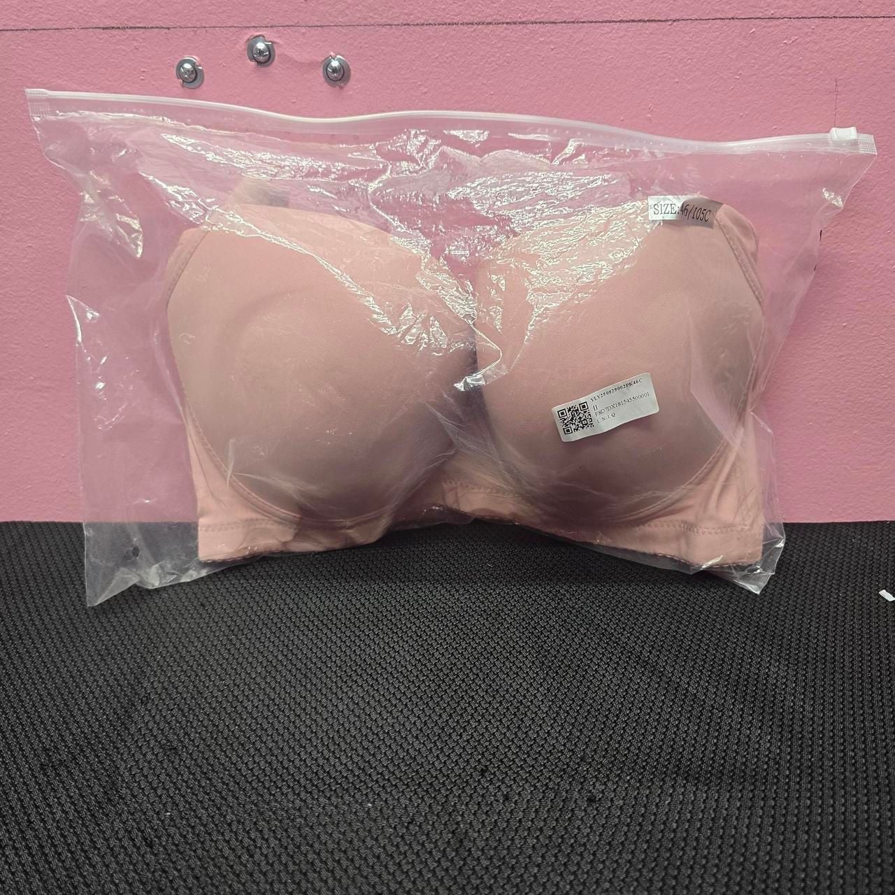 Pink Push Up Bra Size 46/105C Lingerie 1