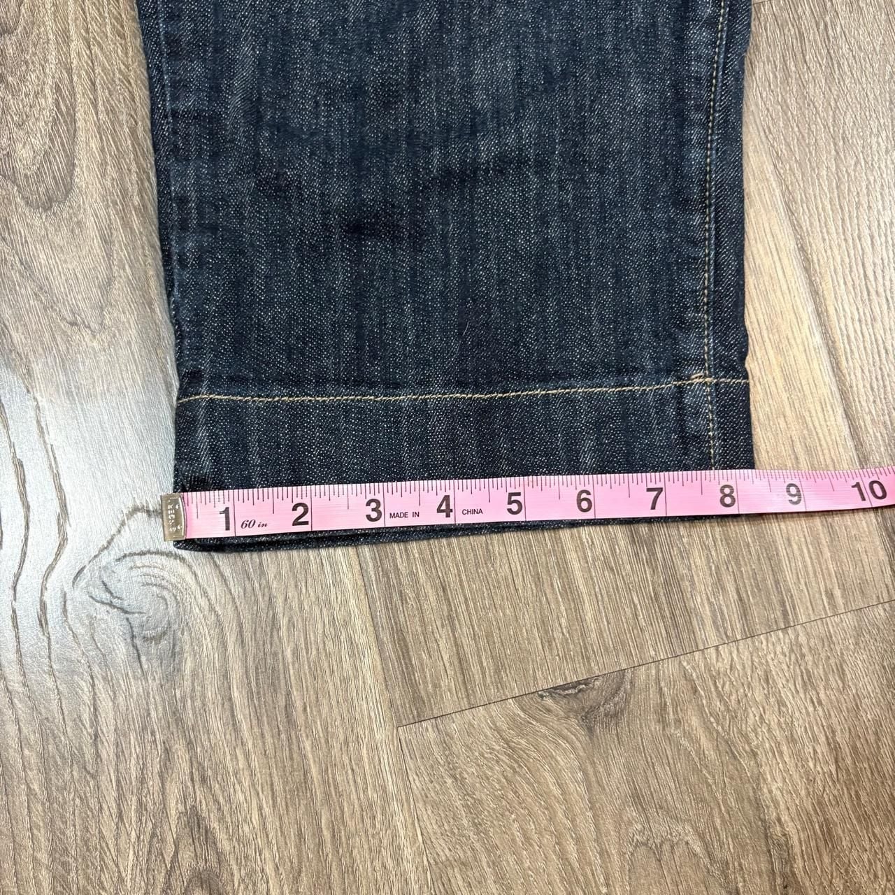 Not Your Daughter's Jeans Denim Capris Size 16 Dark Wash Y2K Tucson Mom 8