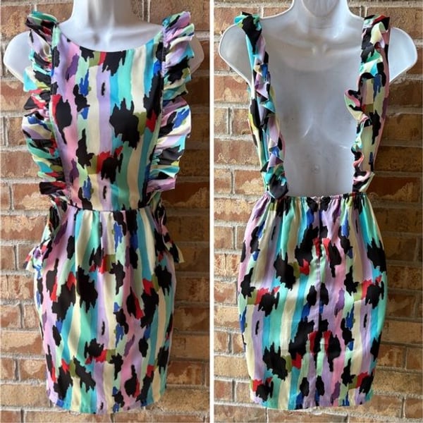 Ark & Co Multicolor Ruffle Dress