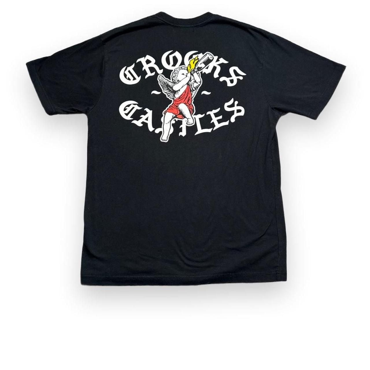Crooks & Castles Graphic T-Shirt Size L Black 6