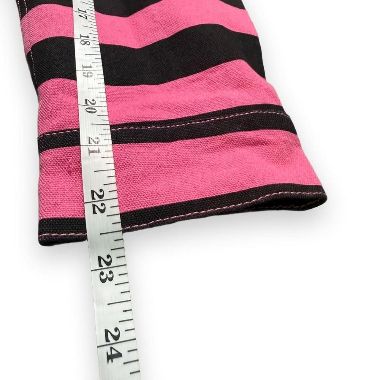 Pleasures Striped Jacket Large Pink Black Button Up 7
