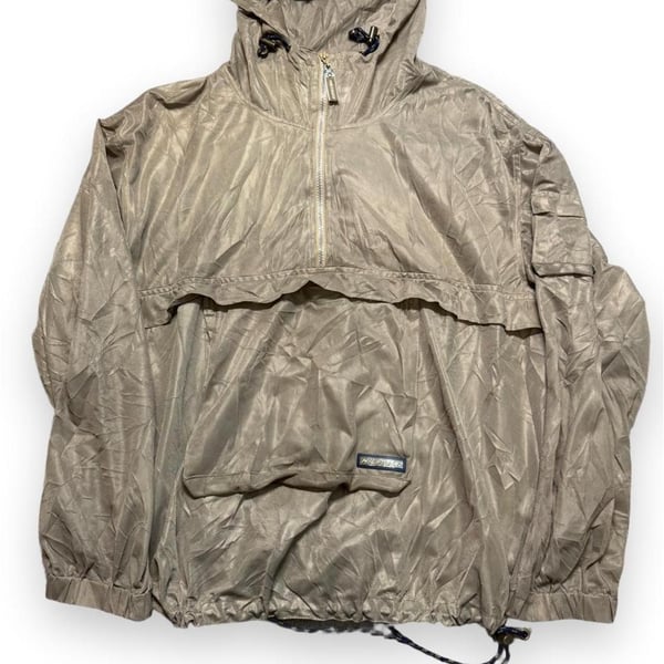 Tommy Hilfiger Athletics Mesh Anorak Size XL Tan