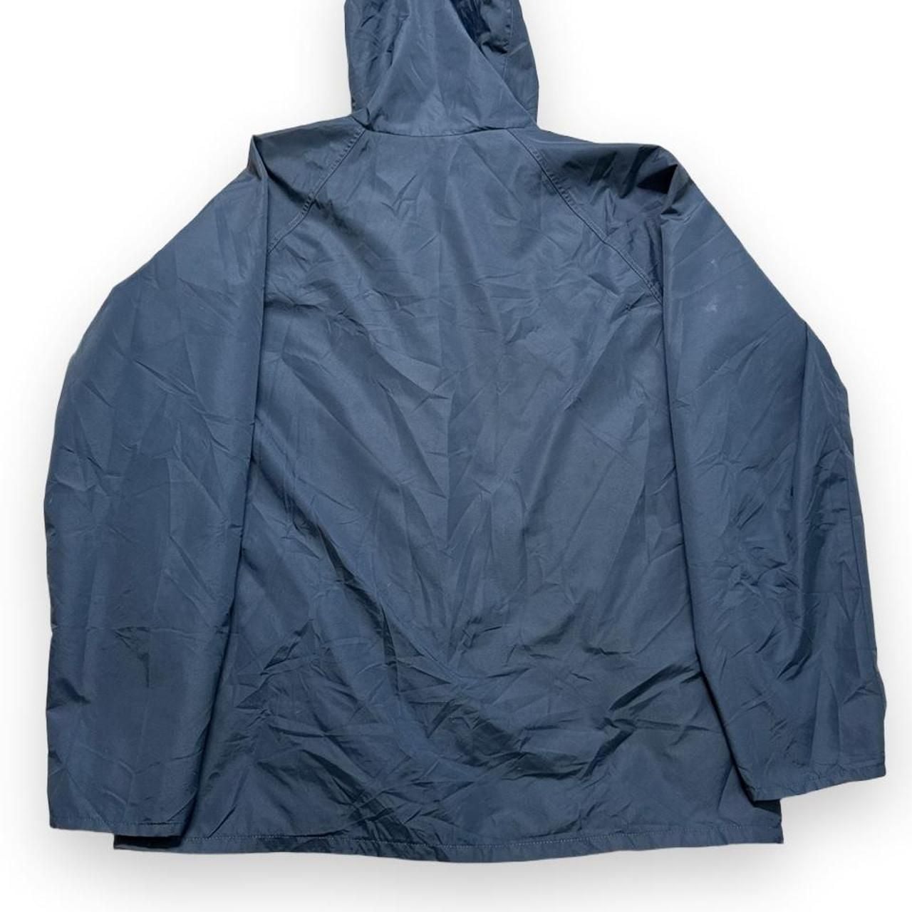 Cabelas Vintage Gore-Tex Rain Jacket Size L Navy Blue Made in USA 8